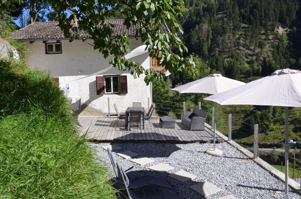 Stilfser Haeuschen Mit Blick Auf Koenig Ortler Villa Exterior foto